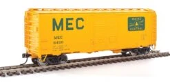 Walthers Mainline HO 910-2258 40' ACF Welded Box Car With 8' Door, Maine Central #8450