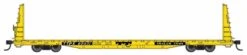 Walthers Mainline HO 910-50613 68' Bulkhead Flatcar, TTX (TTPX) #82037