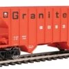 Walthers Mainline HO 910-56610 34' 100-Ton 2-Bay Hopper, Granite Rock #1838