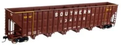 Walthers Mainline HO 910-6784 Greenville 7,000 Cubic Foot Wood Chip Hopper, Southern (Brown) #134423