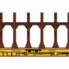 Walthers Mainline HO 910-8025 89' Flat Car With Bi-Level Open Auto Rack, Union Pacific/Trailer Train #963118
