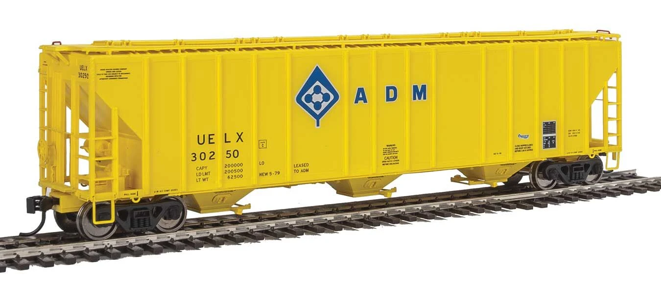 Walthers Proto HO 920-106153 55' Evans 4780 3-Bay Covered Hopper, Archer-Daniels-Midland #30250 1 Walthers Proto HO 920-106153 55' Evans 4780 3-Bay Covered Hopper, Archer-Daniels-Midland #30250