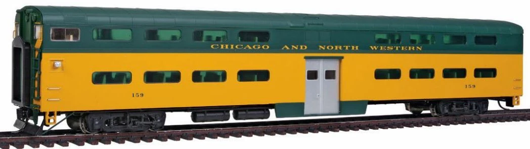 Walthers Proto HO 920-15527 85' Pullman-Standard Bi-Level Commuter Cab Car, Chicago And North Western #200 1 Walthers Proto HO 920-15527 85' Pullman-Standard Bi-Level Commuter Cab Car, Chicago And North Western #200