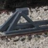 Walthers Cornerstone N 933-2605 Built-Up Track Bumpers, Dark Gray (5)