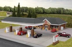 Walthers Cornerstone HO 933-3537 Modern Gas Station Kit
