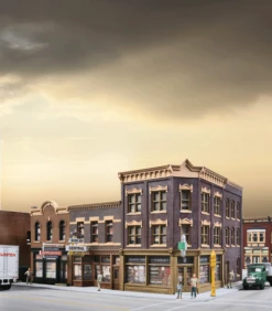 Walthers Cornerstone HO 933-4041 Merchant's Row V Kit