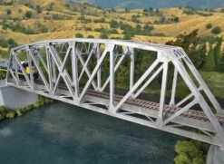 Walthers Cornerstone HO 933-4521 Arched Pratt Truss Railroad Bridge Single Track Kit