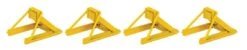 Walthers Track HO 948-83108 Track Bumpers, Yellow (4)