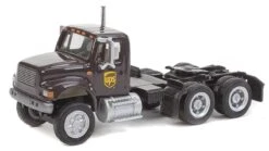 Walthers SceneMaster HO 949-11185 International 4900 Dual-Axle Semi Tractor Only, UPS (Modern Shield Logo)