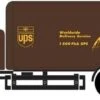 Walthers SceneMaster HO 949-11293 International 4900 Single-Axle Box Van, UPS (Bow Tie Shield Logo)