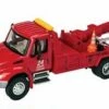 Walthers SceneMaster HO 949-11531 International 4300 Tow Truck, Red
