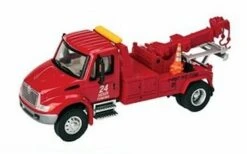 Walthers SceneMaster HO 949-11531 International 4300 Tow Truck, Red