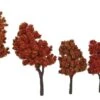 Walthers SceneMaster 949-1155 Autumn Trees With Pin Base, 1-5/8" To 4" (10)