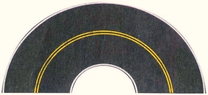 Walthers SceneMaster HO 949-1253 Flexible Self-Adhesive Paved Roadway, Vintage And Modern Curves 1 Walthers SceneMaster HO 949-1253 Flexible Self-Adhesive Paved Roadway, Vintage And Modern Curves