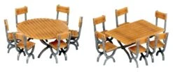 Walthers SceneMaster HO 949-4191 Table And Chair Kits