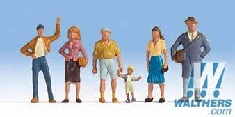 Walthers SceneMaster HO 949-6055 Pedestrians Set #1 (6) 1 Walthers SceneMaster HO 949-6055 Pedestrians Set #1 (6)