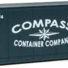Walthers SceneMaster HO 949-8652 20' Smooth Side Container, Compass Container Company