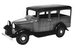 Micro Engineering HO 96-130 '32 Ford Station Wagon Kit