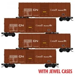 Micro-Trains N 98300214 Canadian National Buffalo Box Car (4-Pack)