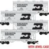 Micro-Trains N 98300215 2-Bay Hopper, Burlington Northern (4-Pack)