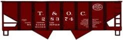Accurail HO 2438 USRA Twin Hopper Kit, Toledo And Ohio Central #28374