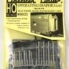 American Limited HO 9600 Operating Diaphragm For Walthers Budd Passenger Cars (1 Pair)