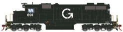 Athearn HO 71594 SD39, Boston And Maine #691