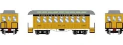 Athearn N 12410 34' Old Time Overton Passenger Car, Denver And Rio Grande Western #1307