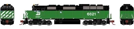 Athearn N 15292 F45, Burlington Northern #6621 1 Athearn N 15292 F45, Burlington Northern #6621
