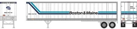 Athearn HO 16108 45' Fruehauf Z-Van Trailer, Boston And Maine #250146 1 Athearn HO 16108 45' Fruehauf Z-Van Trailer, Boston And Maine #250146