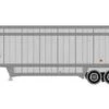 Athearn HO 29451 40' Drop Sill Parcel Trailer, UPS (No Logo) #87970