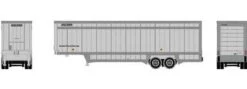 Athearn HO 29451 40' Drop Sill Parcel Trailer, UPS (No Logo) #87970