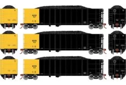 Athearn N 3891 Thrall High Side Gondolas With Loads, NORX #3 (3)