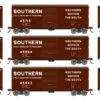 Athearn HO 67971 40' Modern Box Cars, Southern (3)