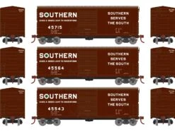 Athearn HO 67971 40' Modern Box Cars, Southern (3)