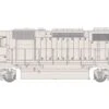 Athearn HO 73747 SD40, Undecorated