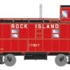 Athearn HO 74029 Cupola Caboose, Rock Island #17867