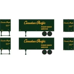 Athearn HO 7959 25' Trailers, Canadian Pacific (2)