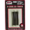 Atlas N 2017 Code 55 Track 13.75" Radius 1/2 Curve (6)