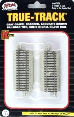 Atlas N 2404 Code 65 True-Track 2" Straight (6)