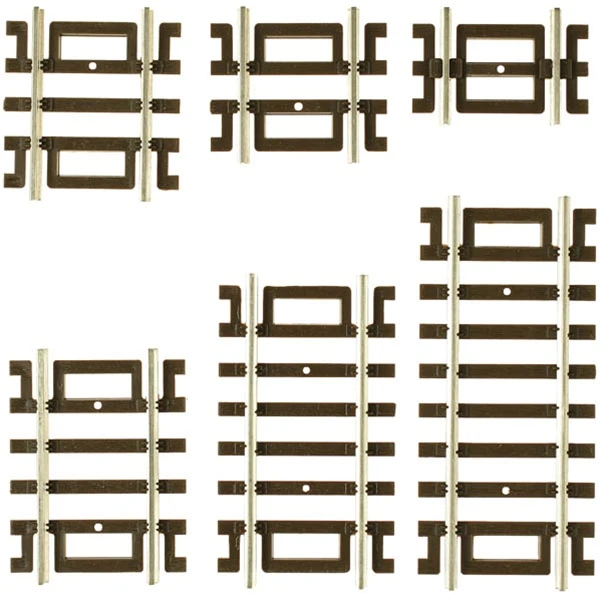 Atlas HO 524 Code 83 Straight Track Assortment (12) 1 Atlas HO 524 Code 83 Straight Track Assortment (12)