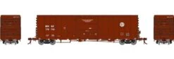 Athearn Genesis HO G26884 50' PC&F Exterior Post Box Car, Burlington Northern Santa Fe #779718