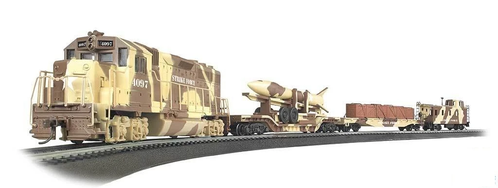 Bachmann HO 00752 US Army Strike Force Train Set 1 Bachmann HO 00752 US Army Strike Force Train Set