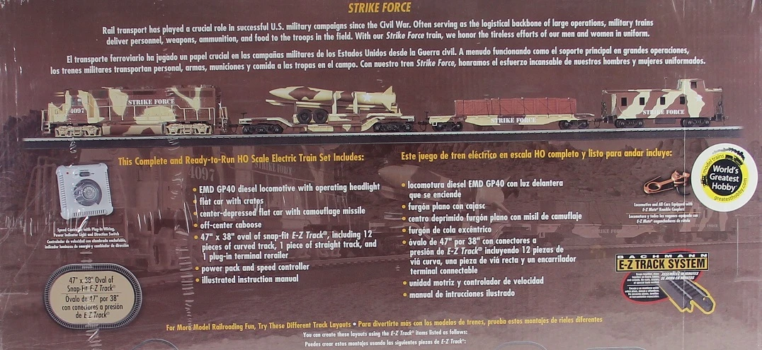 Bachmann HO 00752 US Army Strike Force Train Set 3 Bachmann HO 00752 US Army Strike Force Train Set - Image 3