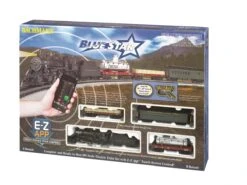 Bachmann HO 01502 Blue Star Train Set With E-Z App Wireless System Control, Baltimore And Ohio