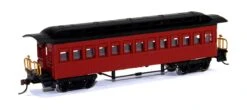 Bachmann Silver Series HO 13402 1860-1880 Coach, Unlettered (Red)