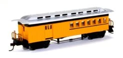 Bachmann Silver Series HO 13503 1860-1880 Combine Car, Unlettered (Yellow)