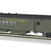 Bachmann Silver Series HO 13606 72' Heavyweight Combine Car With 2-Window Door And LED Lighted Interior, Southern #654