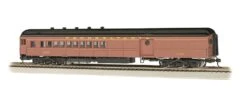 Bachmann Silver Series HO 13607 72' Heavyweight Combine Car With Single-Window Door And LED Lighted Interior, Pennsylvania Railroad #5159