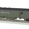 Bachmann Silver Series HO 13608 72' Heavyweight Combine Car With Double-Window Door And LED Lighted Interior, Unlettered